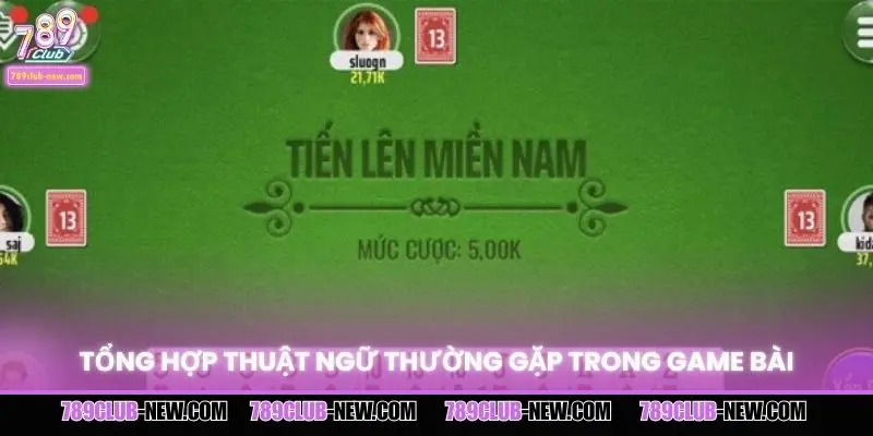 Tổng hợp thuật ngữ thường gặp trong game bài